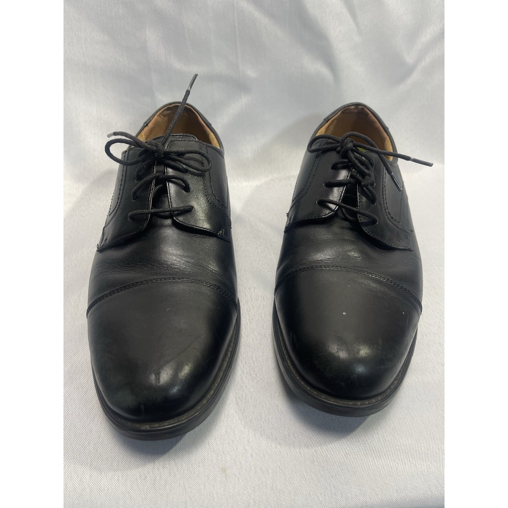 Florsheim Mens Midtown Black Cap Toe Oxford Dress Shoes Sz 11.5